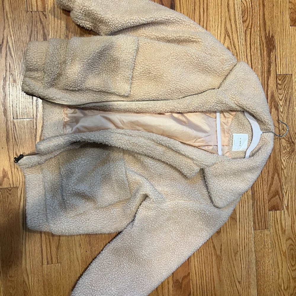 Fluffy Jacket Cream Gem